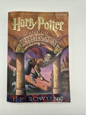 Harry Potter and the Sorcerer's Stone by J.K. Rowling - Vintage 1999 Second Ed.